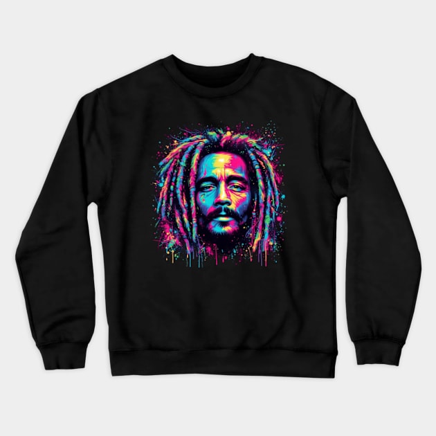 Bob Marly Crewneck Sweatshirt by Incredible Ink